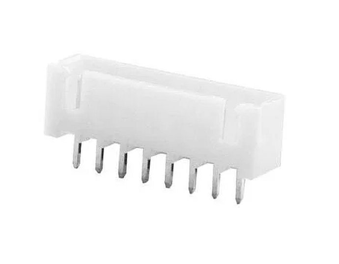 Connector JST-XH 2.54mm pitch 8-pin female PCB